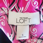 Loft Ann Taylor Ribbon Straps Geometric Camisole Tank Top Pink Size Small Spring Photo 8