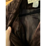 Apostrophe Vintage  Brown Velvelt doule breasted fitted Blazer 6 Cotton blend Photo 4