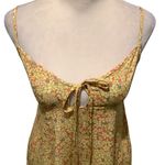 Wild Fable Floral Multicolor Spaghetti Strapped Front Tie Dress WORN ONCE Photo 2