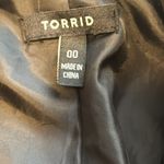 Torrid  FAUX SUEDE FRINGE MOTO JACKET SZ: 10 Photo 9