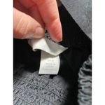 H&M Puff Sleeve Square Neck Ruffle Black Cotton Smock Mini Dress Medium Boho Minimal Photo 2