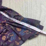 Peruvian Connection Sz XL Leaves Autumn Fall Maxi Flowy Boho Dress Pockets Photo 7