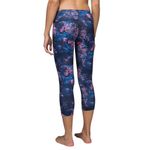 Lululemon  Wunder Under Crop ll Moody Mirage Bark Berry Deep Navy Size 6 Photo 2