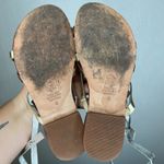 Matt Bernson Jack Designed in New York Metallic Gold Silver Studded Sandals Size 6 Photo 5