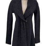 Vince Cardigan Sweater Womens Small Gray Alpaca Wool Cashmere Shawl Collar Photo 0