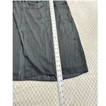 Ba&sh  Matthews Skirt Women's 1 Black Satin Midi Ruched Pleated Slit Button Photo 10