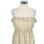 J.Crew  Silk Ink Dot Printed Mini Dress Ivory Cream Black Size 6 Photo 1