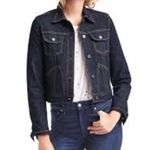 Gap 1969 short pleat denim jacket in deep indigo wash size M Photo 2