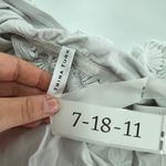 Trina Turk Bardot Top Womens X Small Daisy Floral White Crochet Off Shoulder Photo 4