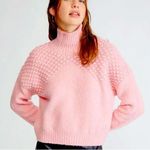 Free People  bradley cropped turtleneck sweater size small Photo 0