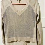 Lucky Brand Women's Metallic Linen Sweater XS Photo 4