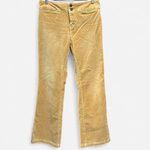 Y2K Express Gold Velvet Bootcut Pants Size 10 Boho Classic Heritage Preppy Photo 1