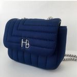 Henri Bendel Blue Neoprene Micro Crossbody Bag Photo 1