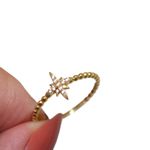14k Solid Gold Stacking Star Ring 1.47 Grams Size 7.5 Photo 6