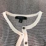Ann Taylor NWOT Knit Block Design Black & White Sweater by size Small Photo 5