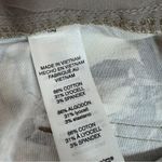 Chico's Tropical Print Crop Cargo Pants Tan Yellow XS 2 Cotton Twill Pull On Photo 8