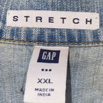 VTG Gap Button Down Jean Jacket with Fall Designs Blue Size XXL Photo 5