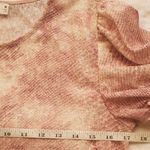 Roommates Medium M sheer snake print brown crop top Y2k, 00's Photo 4