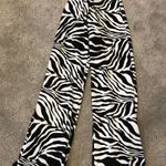Pretty Little Thing Zebra Flare Pants Photo 1