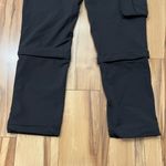 Outdoor Voices Women's XS RecTrek Zip-Off Pants Nylon Belted Cargo Hiking Black Photo 4