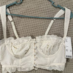 Urban Outfitters  Lace White Bralette Tank Top Corset Photo 0