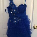 Royal Blue Floral One Photo 0