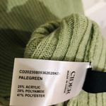 Cider Women's V-Neck Backless Knitted Midi Dress Sleeveless Pale Green Small NWT Photo 3