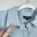 J.Crew Premium Rib Short-Sleeve Polo Shirt Light Blue Size XS 2025 Preppy Photo 3