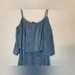 Timing  Women’s Blue Shimmery‎ Bodysuit Size S Photo 6