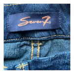 Seven7 Embellished Bootcut Jeans Dark Wash Stretch Sparkle Women Size 6 Photo 7