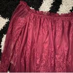 Forever 21 Lacy Off Shoulder Mini Dress Medium Photo 2