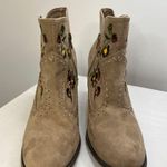 MIA Melrose Floral Embroidered Ankle Boots Sz 8.5 Western Southwestern Photo 5