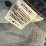 AGOLDE Fix Pinch Waist High Rise Kick Blue Denim Jeans | Size 26 Photo 6