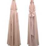 Reformation  Andee Halter Maxi Dress in CHAMPAGNE, Size 6, NWT Photo 1
