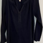 Loft Ann Taylor  Long Sleeve Lightweight Cute Subtle Beading. Beautiful! SP Photo 7