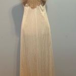 Vassarette Vintage Made in USA Orange Creamsicle Lace Lingerie Slip Dress Photo 0