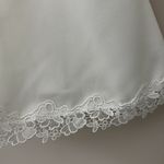 Heartloom Cammie Sleeveless Lace Mini Dress Tulip Hem Eggshell White Size Small Photo 5