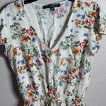 One Clothing  Women White Floral Crop top size XS Photo 1