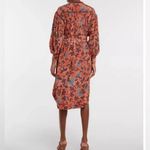 Ulla Johnson Taiana floral printed midi dress- NWT- Amaryllis. Size 4 Photo 4