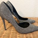 Steve Madden Proper Sequin Studded Gunmetal Silver Heel Size 7.5 Photo 6