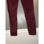 Aeropostale Jeggings Womens 6 Burgundy High Waisted Skinny Stretch Jeans Pants Photo 5