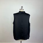 Misook  Black Mock Neck Blouse Photo 4