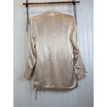 NWT Rumored BlushPink Satin Double Breasted James Blazer Dress Champagne Size XS Photo 2