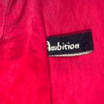 Ambition womens red trench coat lightweight size M Photo 7