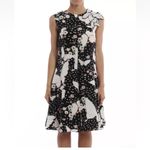 NWT Valentino butterfly Print Dress SIZE2 Black Size 2 Photo 4