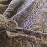 Kenar  blue sheer lace top XS Photo 7