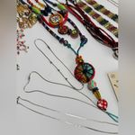 Mixed Fashion Costume Jewelry Lot Beaded Necklaces Boho Fringe 16 pcs 1.5 lbs Pink Photo 2