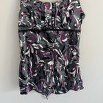 Amy Byer Y2K PURPLE AND GREY A. BYER BUSTIER SATIN TANK‎ TOP Photo 3
