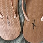 Aerie EUC  Rose Gold Flip Flops sz 7/8 Photo 1