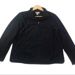 Lady Hagen  Black Quarter ZIp Fleece Pullover Long Sleeve Jacket Photo 0